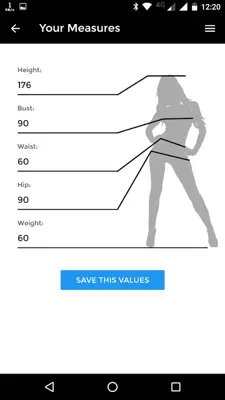 XIVAO - Body Shape Advisor android App screenshot 2